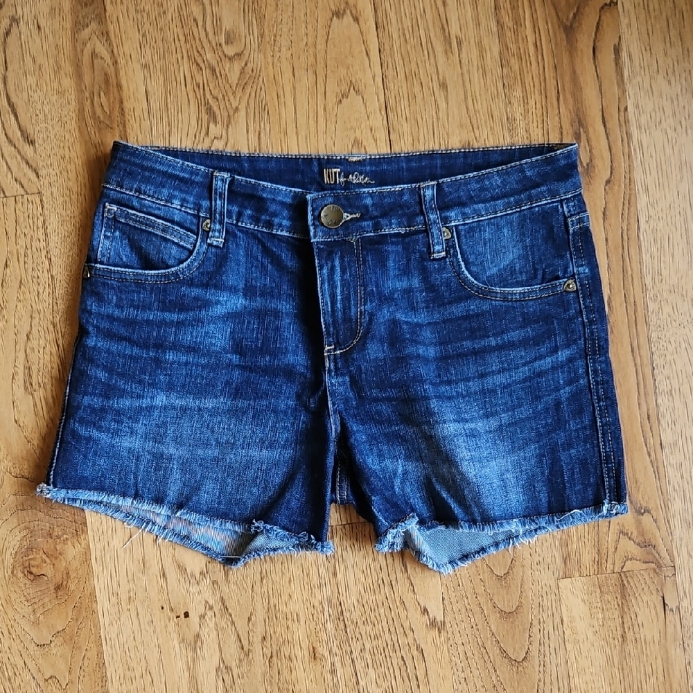 Kut from the Kloth Dark Blue Jean Shorts